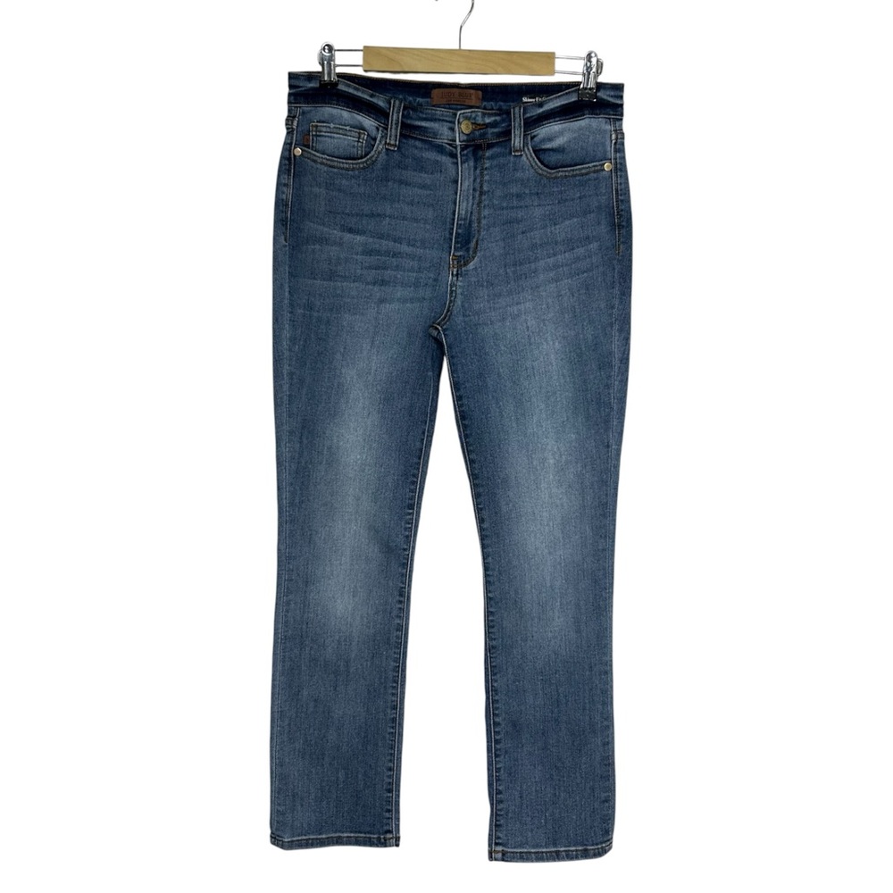 Judy Blue Stretchy Soft Light Wash Versatile Skinny Fit Capri Jeans 13/31